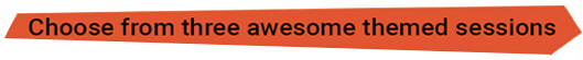 Choose from three awesome themed sessions Vacation Care